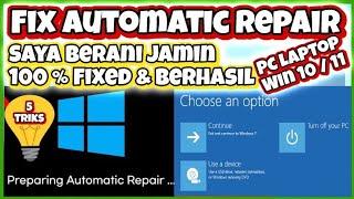 5 Effective Tricks ‼️ Fix Automatic Repair Laptop / PC Windows 10 / Windows 11