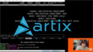 How to install Artix Linux (with no DE) - Install & Demo