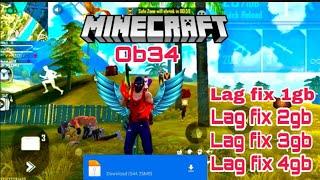 1gb ram Obb Fix lag Free Fire Max! minecraft graphics Graphics Ob34 Patch Update! no password ️