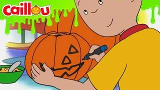  Carving Pumpkins for Halloween  | Caillou Compilations