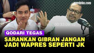 Saran Qodari Buat Gibran, Jangan Jadi Wapres Seperti Jusuf Kalla