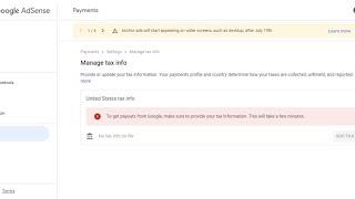 How To Fix Adsense Tax Info For Non US Citizens/Residents