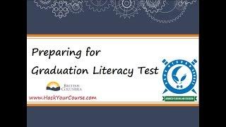 Preparing For Graduation Literacy Assessment in BC