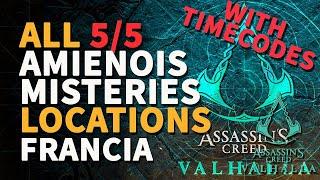 Assassin's Creed Valhalla All Mysteries Amienois 4k