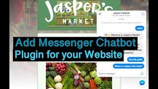 How to add Facebook Messenger Chat plugin in your website?