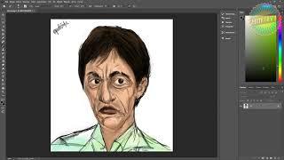 Al Pacino - drawing timelapse