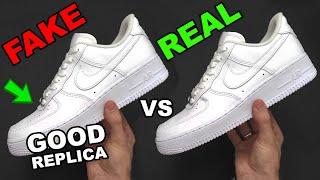 GOOD REPLICA vs REAL Nike Air Force 1 / How To Spot Fake (AAA)  Nike AF1