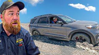 400HP Ford Sinks In The Great Salt Lake Desert…