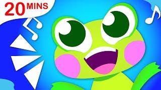 The Singing Frog Word Play |  5 Little Puppies | Princess Songs and + by Little Angel