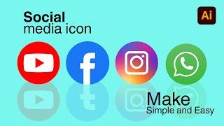 Learn How to Create Social Media Icons in Adobe Illustrator - Quick & Easy Tutorial!