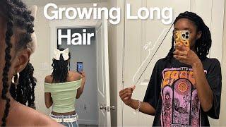 How To Grow Long Natural Hair Fast Using Mini Twists ! 🩵