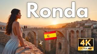 Would you dare to cross the Ronda Bridge?  A Fascinating Tour in 4k 