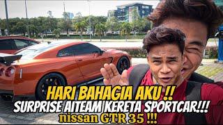 NISSAN GTR 35 REACTION AITEAM | HARI BAHAGIA AKU BERSAMA!!!!