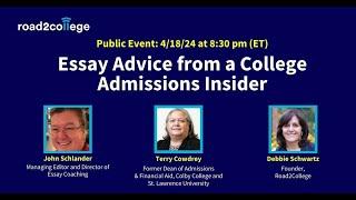 Essay Advice from a College Admissions Insider
