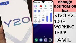 Vivo y20 Notification Bar Change Tamil | Vivo y20 Tips and Tricks Tamil