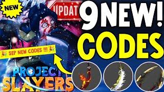 4 SEP!AII NEW!! WORKING NEW CODE FOR PROJECT SLAYERS IN 2024 - PROJECT SLAYER CODE 2024 [ROBLOX]