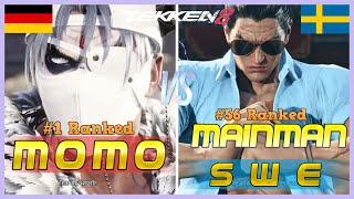 Tekken 8 ▰ Momo (#1 Ranked Devil Jin) Vs TheMainManSwe (#56 Ranked Kazuya) ▰ Player Matches