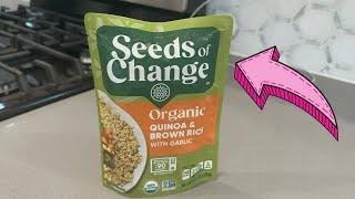 Review: SEEDS OF CHANGE Organic Quinoa & Brown Rice with Garlic