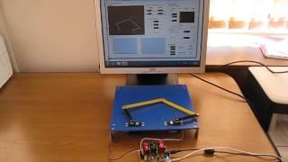 2 DOF plan parallel robot (five bar mechanism)