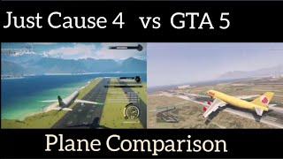 GTA 5 vs JUST CAUSE 4 Plane comparison!