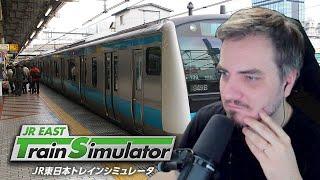 Мэддисон водит японскую электричку в игре JR EAST Train Simulator