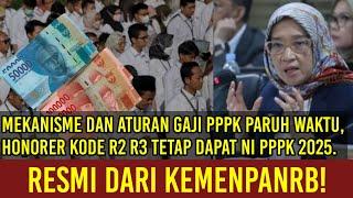 RESMI! Mekanisme dan Aturan Gaji PPPK Paruh Waktu, Honorer Kode R2 R3 Tetap Dapat NI PPPK 2025