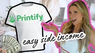 Print on Demand: Easy Side Income with Minimal Investment | Printify Pop Up Shop Step-by-Step Guide