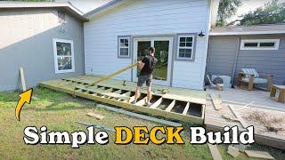 DIY Floating Deck with No Digging or Permits | Solo Deck Build