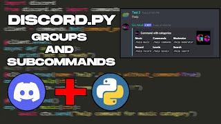 Discord.py groups and subcommands | Discord bot tutorial