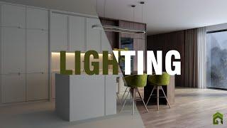 How to Create a Realistic Interior Scene in SketchUp and V Ray "LIGHTING"