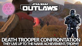 Star Wars Outlaws - Clear Wanted status via Death Trooper Confrontation - "They live up to the name"