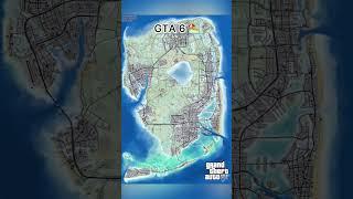 GTA 4 vs GTA 5 vs GTA 6 map #shorts #gta #gta5 #gta4 #gta6 #gta5vsgta6