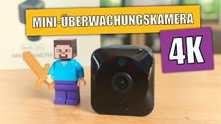 MINI Überwachungskamera mit 4K  Bewegungserkennung & Überwachung