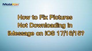 How to Fix Pictures Not Downloading in iMessage on iOS 17/16/15?