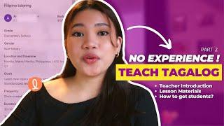 Earn Money Teaching Tagalog Online! (Answering your  FAQs) #teachermarie #earnmoneyonline