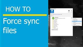 How to Force sync files in Nextcloud client
