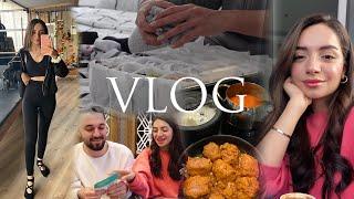 VLOG | GÜNÜN MENÜSÜ | SOSLU TAVUK IZGARA | MENEMEN | PRATİK TARİF | PİLATES, EV DÜZENİ, MİSAFİR