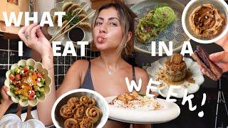 what i EAT in a WEEK (high protein vegan) getting back into routine! ‍️