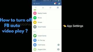 How to turn off FB autoplay videos ?