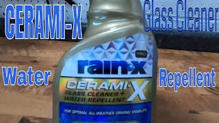 Rain X Cerami-X Glass Cleaner And Water Repellent!! My Experience with The All In One!!
