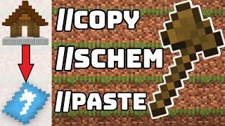 Minecraft *WorldEdit* //Schematic //Copy //Paste Command Tutorial 1.20