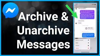 How To Archive & Unarchive Messages In Facebook Messenger