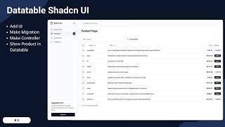 #3 Shadcn Vue Datatable with Laravel Inertia JS [ lo-fi sound chill ]