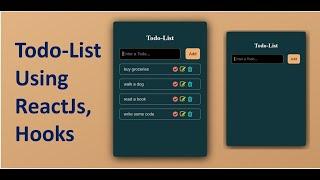 Build A Todo List App with React from Scratch in 2022 || CRUD App || Including Hooks