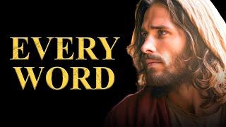 Every Word Said By Jesus  BOOK OF MATTHEW (KJV)