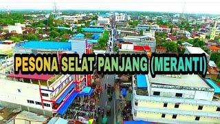 Kota Selatpanjang /Kabupaten pulau Meranti 2020 (Drone View) perbandingan infrastruktur dan skyline