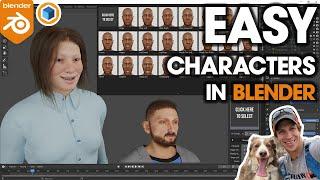 EASY 3D Characters in Blender with Human Generator!