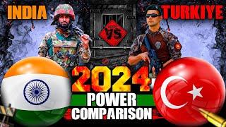 India vs Türkiye (Turkey) military power comparison 2024 |The battle of the armies of the world