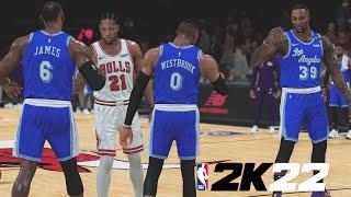 New Look Lakers versus New Look Bulls | NBA 2K22 Next Gen Emulation Gameplay | LAKERS vs BULLS