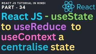use of useContext useReducer best alternate for redux | React JS tutorial for beginners and pro 34